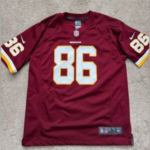 WASHINGTON REDSKINS Nike Burgundy Football Jersey (REED) # 86